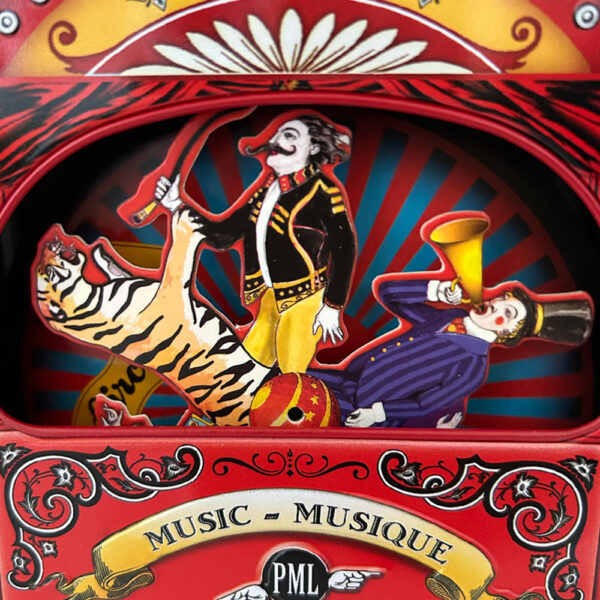Blikken muziekdoosje - Circus